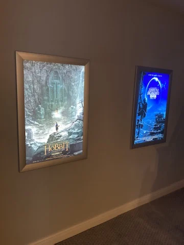 Backlite posters after